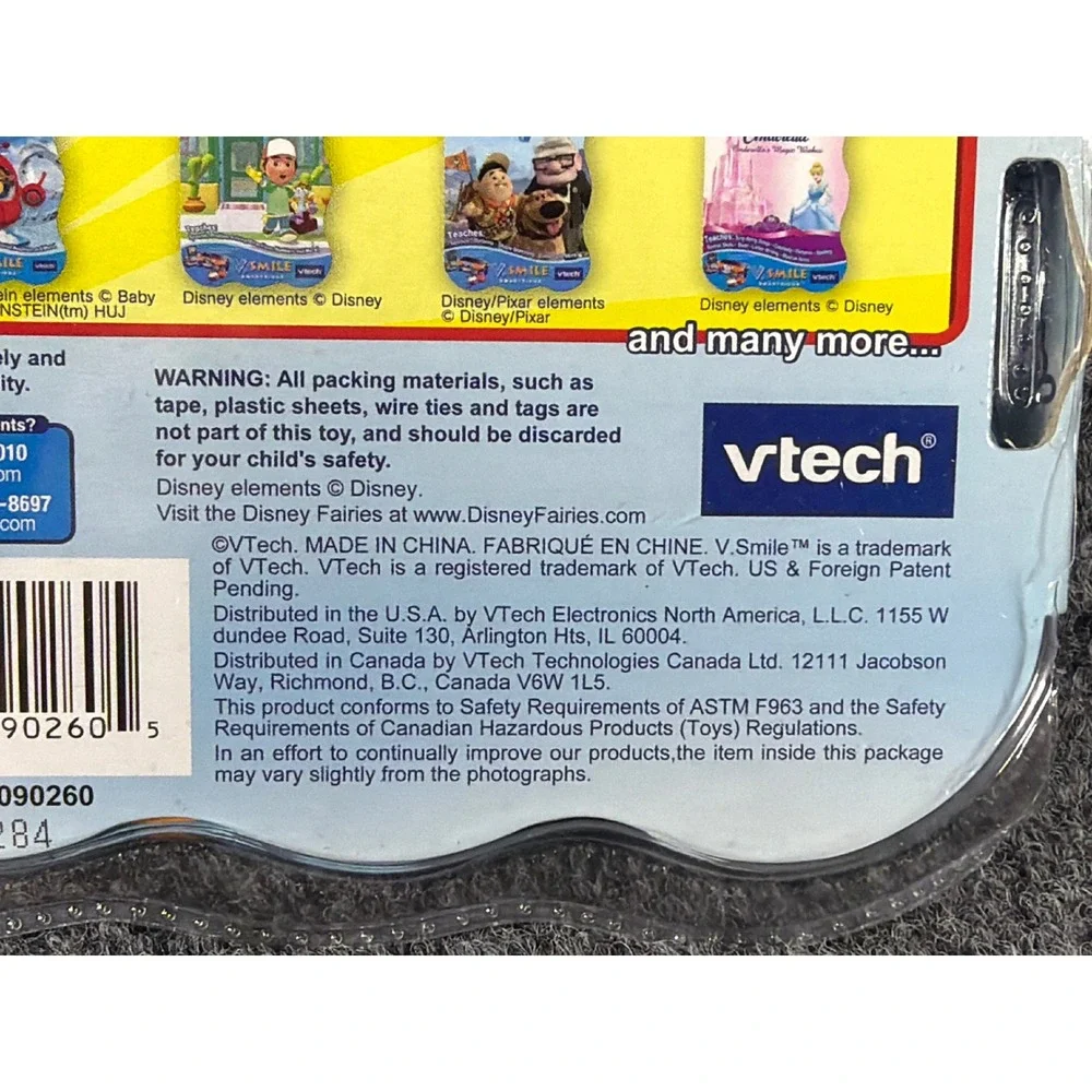 Vtech V.Smile Smartridge Disney Fairies Tinker Bell New Sealed